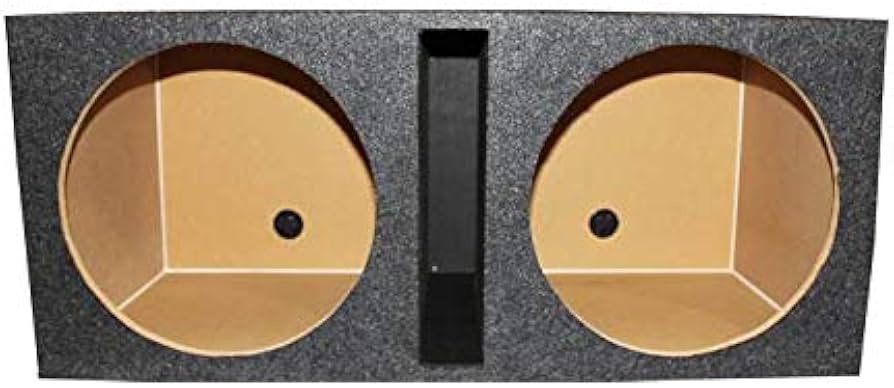 Amazon.co.jp: Q Power QBASS デュアル15インチ通気口付きMDFサブ