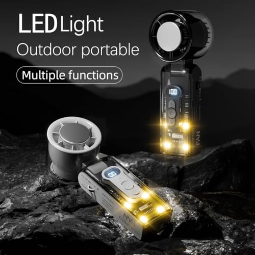 Ventilateur portatif Icerush Turbo avec plaque de refroidissement et écran LED