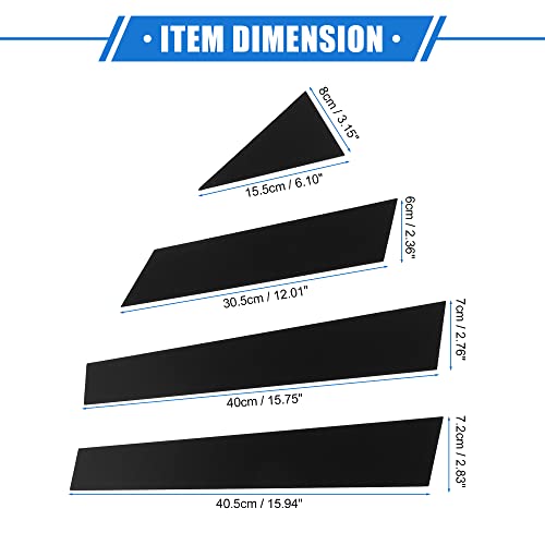 image for VekAuto 8 Pcs Pillar Posts Door Window Trim Cover Compatible for Nissa