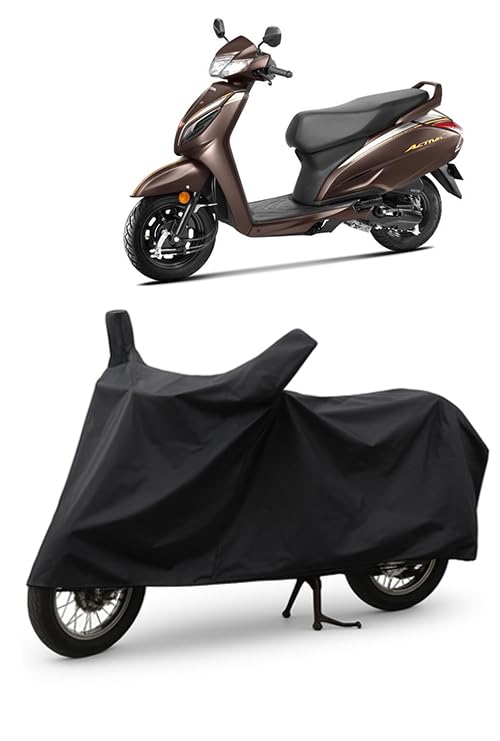 Image of Daxo Water Resistant Scooty Cover for Activa 3G, 4G, 5G, 6G, Activa All Model fit - Superior Guard, Ultra-Shield & All Weaather Protection for Extended Scooty All Scooty Cover | Activa Cover
