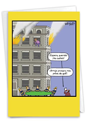 NobleWorks [XȃXyCLO y[p[J[h 5 x 7C`̕t (J[h1) Jbv v  e LO j Incendio de Palos de Golf C5391ANG-SL