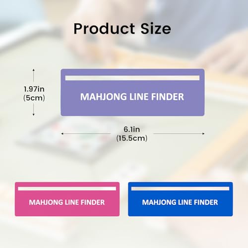 4Pack Mahjong Line Finder, Mahjong Line Reader, Mahjong Card Guide miniatura 2