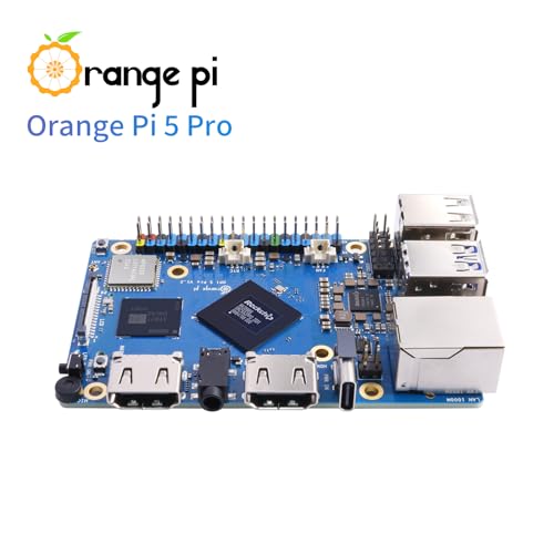 Orange Pi 5 Pro 16GB LPDDR5 8 Core 64 Bit RK3588S Computador de placa única, decodificação de vídeo
