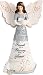 Pavilion Gift Company Elements 82313 Friends are a Blessing Collectible Figurine, Angel Holding Bunny, 6-Inch