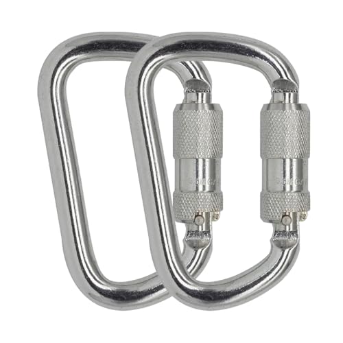 Auto Locking Carabiner 45KN=10000lbs Heavy Duty Large Clip Climbing Carabiner Twist Lock Carabiners...