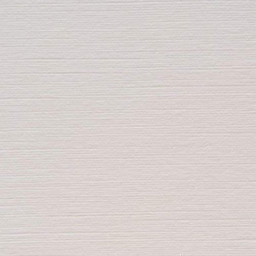 100 A5 Sheets of Card 250-300gsm Excellent for Cards, Scrapbook,Wedding Stationery (White Linen 255gsm)