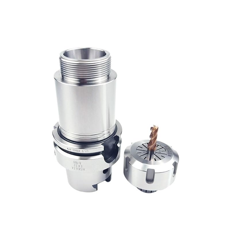 1 stück Hsk63a Er16 Er20 Er25 Er32 Präzision 0,001mm Ausgleichsgeschwindigkeit G2.5 40000 RPM Hochgeschwindigkeits-CNC-Werkzeughalter Hsk 63a Er Fräsfutter(HSK63A-ER16A-150L)