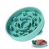 Slow Feeder Dog Bowls Insert Super Firm Slow Eating Dog Bowl with Regular and Elevated Dog Bowls
