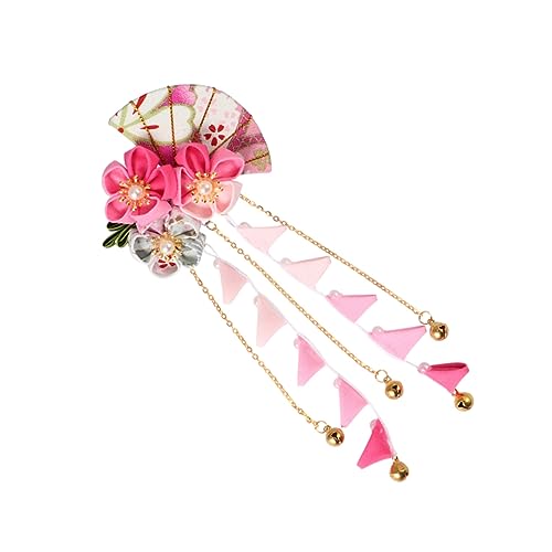 Outanaya 和風ハンドメイドタッセルヘアピン 日本スタイル ヘアクリップ 花嫁用 ブライダルヘッドドレス 結婚式 おしゃれな髪飾り