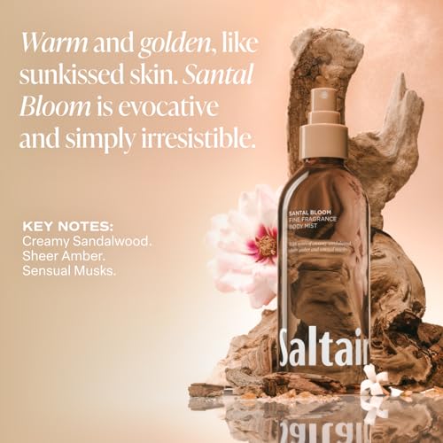Saltair Body Mist 2 Pack - Fine Fragrance, Lightweight Body Spray Mist with Santal Bloom Scent. Long Lasting Perfume Mist. 2x 8oz Bottles - Image 6