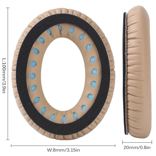 QC35 QC35ii Almohadillas suaves de cuero para orejas, reemplazo VIIMAKE para auriculares Bose QuietComfort QC35 QC35II, espuma de alta densidad - Duradero (QC35/QC35II Khaki) miniatura 4