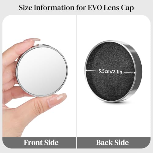 Image of ZORBES Lens Cap for Fujifilm Instax Mini Evo Aviation Aluminum Alloy Lens Cap Microfiber Flannel Fabric Liner Protective for Fujifilm Instax Mini Evo