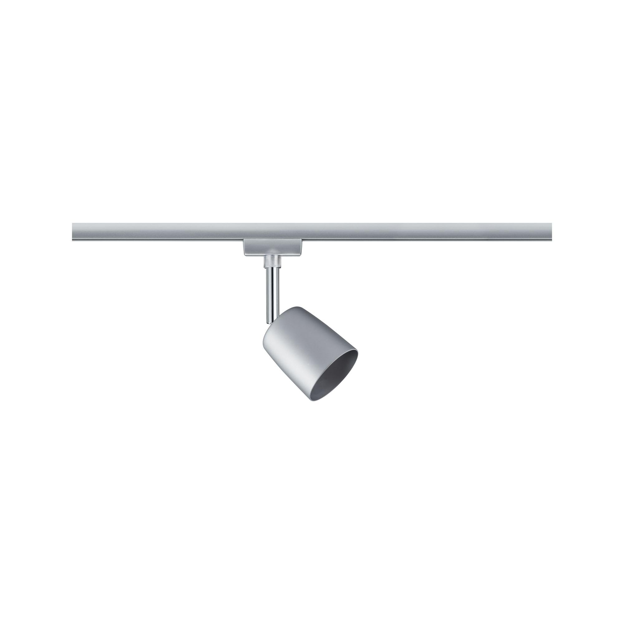 Paulmann 95335 Cover URail Individual spot GU10 max. 10W dimmable 230V Chrome matt, Chrome Rail System – Choose Any lamp