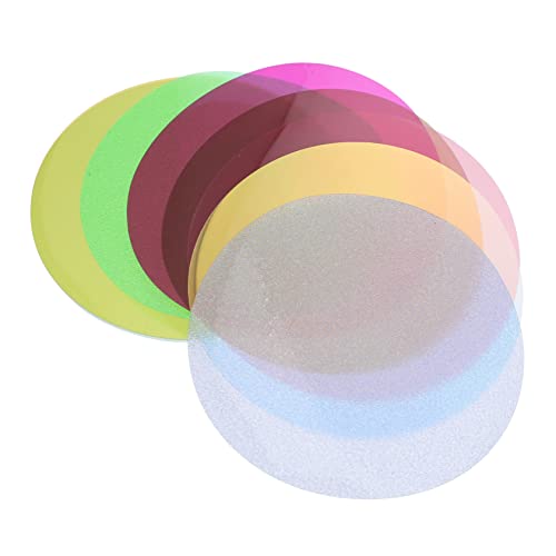 HOMOCONO シート8枚 ランプシェードフィルム 透明照明カラーフィルム フラッシュライト用フィルター カラーの撮影 照明ジェル カメラ用カラーフィルター ライトカラー 塩ビ