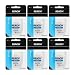 Reach Waxed Dental Floss for Plaque and Food Removal, Unflavored, 55 Yards (Pack of 6)
