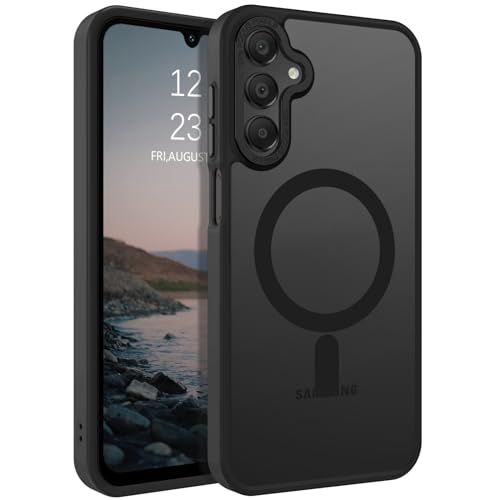 Coque fine Galaxy A15 5G pour homme et femme protection mate noire
