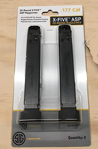 Sig Sauer X-Five Magazine, 2 Pack, Black (Ampc-177-20X) #TOP1