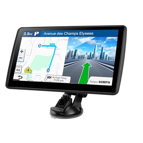 GPS Navigator for Car Truck RV, 2025 Latest Maps, Speed Limit & Red Light Camera Alerts