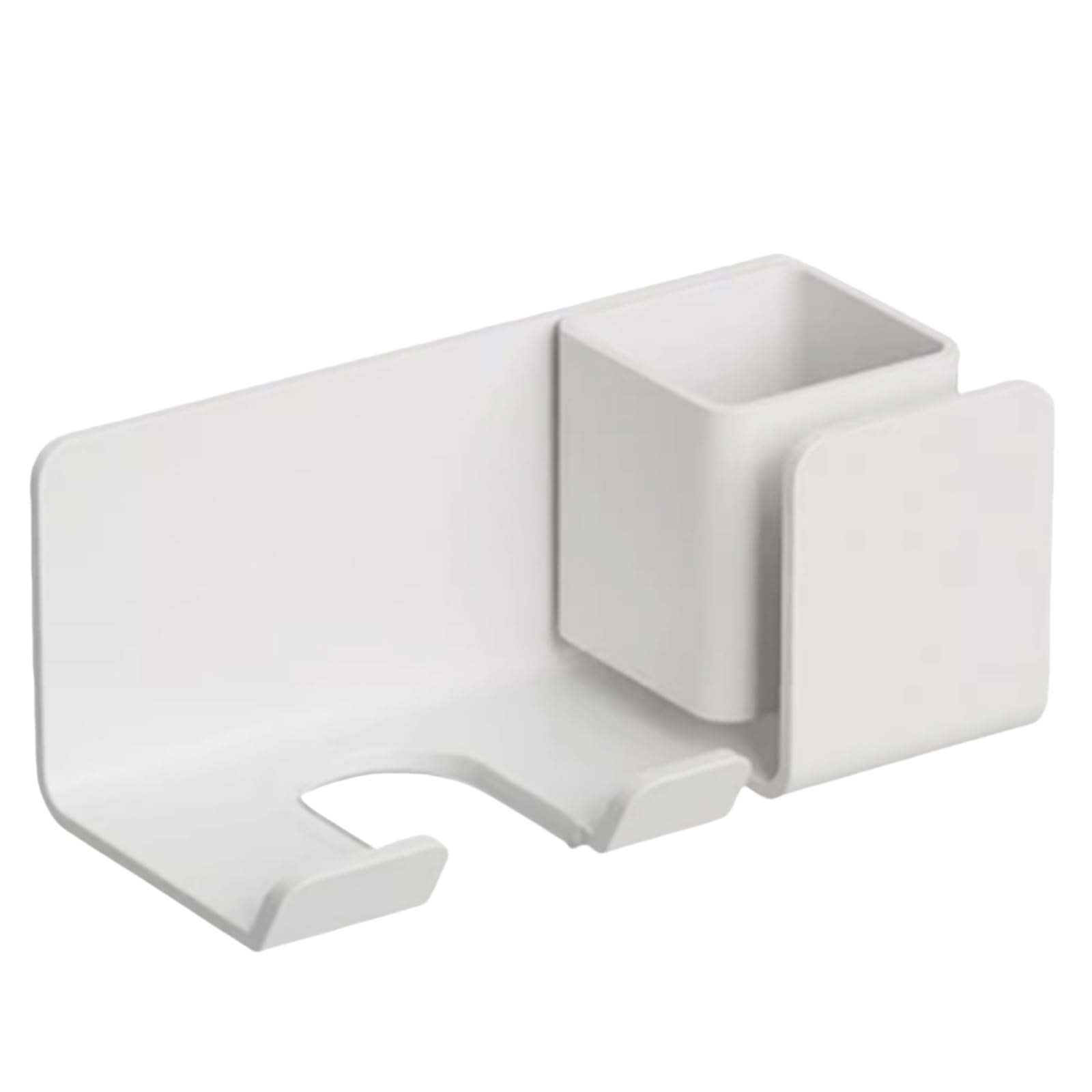 Buxuaaaa Designs Wall Mounted Hair Dryer Storage Rack Craft From Sturdy Aluminum Alloy for Storage Easy Installation Shelf