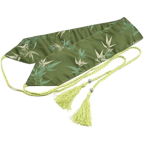 ZooBoo Hanfu Tassel Waistband - Adjustable Traditional Chinese Embroidered Sash Belt for Women2