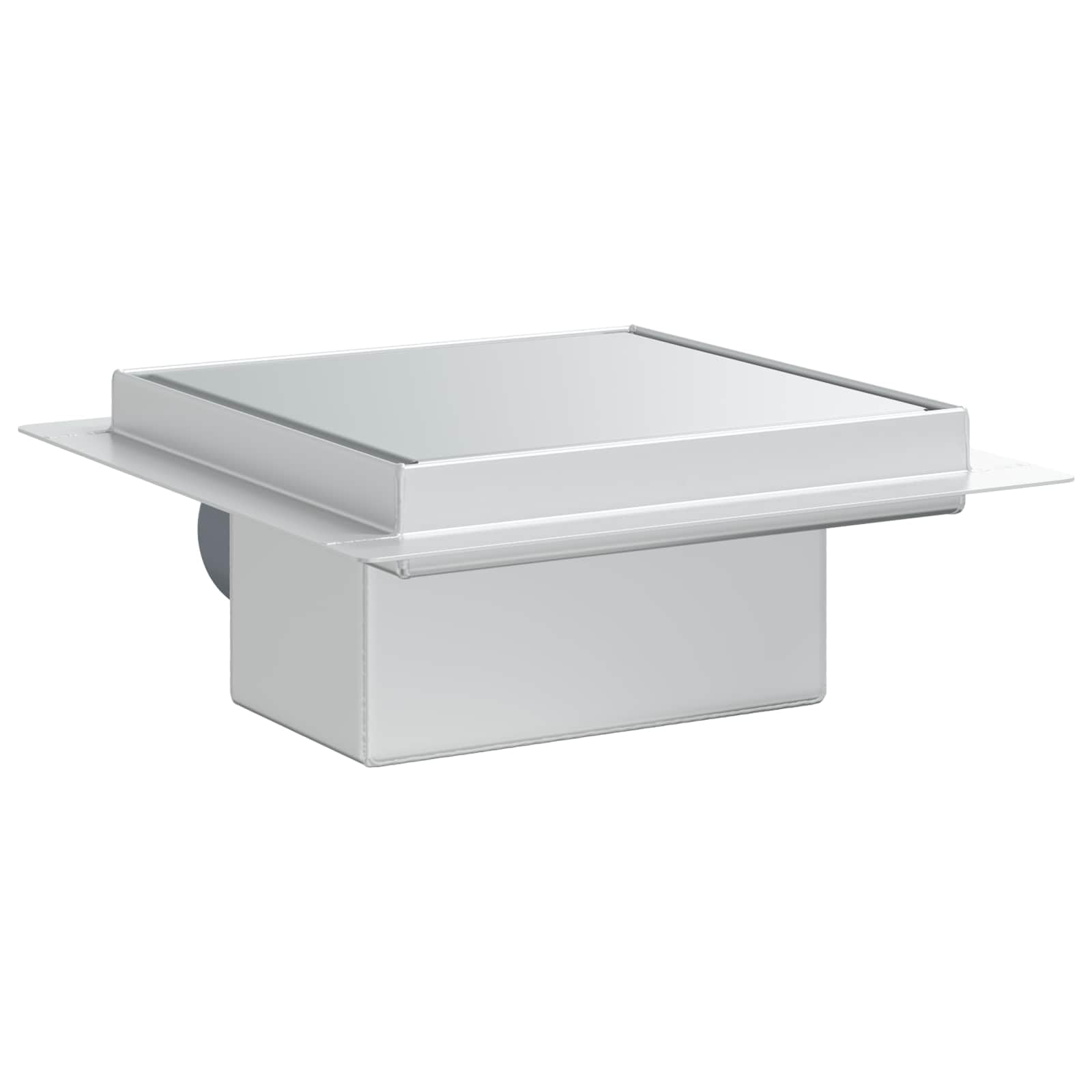 Ducha 2 en 1 Plata Acero Inoxidable 304 15 x 15 cm con desagüe, Sifón, Antiolores y Protección Antiobstrucción para Baño, Ducha, Lavabo Cocina, Bañera, Sanitario Universal