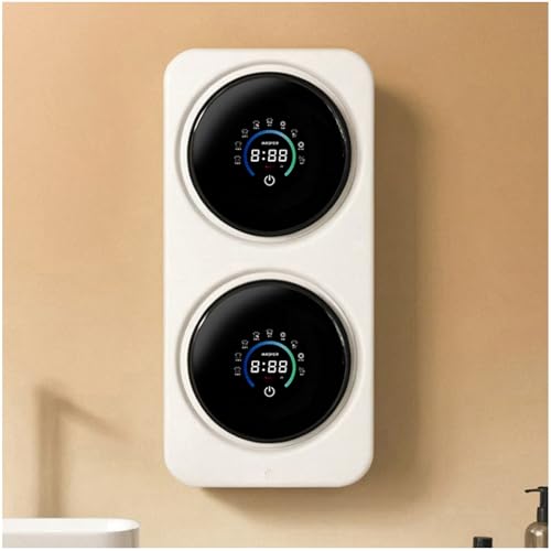 3.5L Compact Portable Washer Dryer - Smart Touch Panel, Wall Mountable, Ideal for Apartments, Dorms, and RVs - Small Underwear Washing Machine