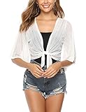 【Ocasión】Clásico cardigan de frente abierto, los encogimientos de hombros son buenos para Casual / Boda / Fiesta / Oficina / Trabajo / Vacaciones / Desgaste diario, pueden brindarle un ambiente soleado y disfrutar de su vida todos los días. .
