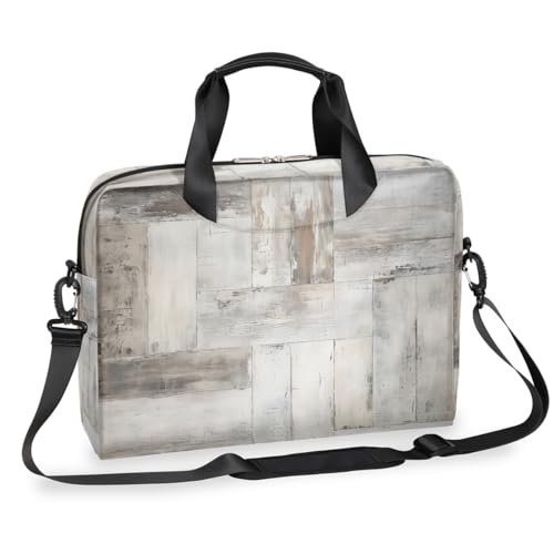 Bolso para laptop vintage textura de madera