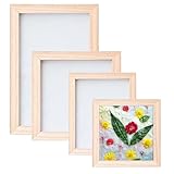 GZDILUOGS 4 Stück Papierherstellung Rahmen, Papier Schöpfen Papierschöpfrahmen Wooden Screen Printing Frame Paper Holzpapierherstellungsform für DIY Papierhandwerk Handgemachte Malerei Handwerk