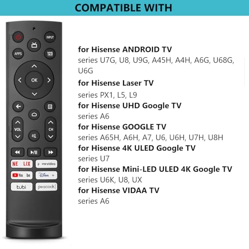 Télécommande Hisense de rechange ERF3A90 pack de 2 pour Google TV ULED - 3