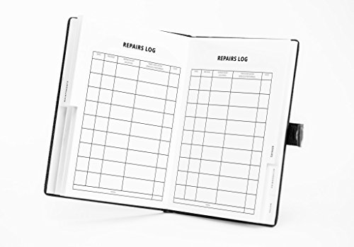 Guwq Vehicle Maintenance & Fuel Log Book - Automotive And Car Care Record Journal - Faux Leather Notebook For Gas Receipt, Expenses, Mileage, Automobile Service History - Budget Tracker For Car Owners #TOP2