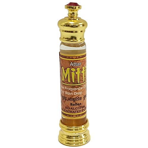 INDRA SUGANDH BHANDAR Attar For Men|Women Mitti Gil - First Rain Earthen Petrichor Natural Bhapka Process 24 Hours Long Lasting Fragrance 12ml Salai Fancy Pack