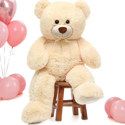 MorisMos Giant Teddy Bear Stuffed Animal 3 ft, 36 in Large Teddy Bear for Baby Shower...