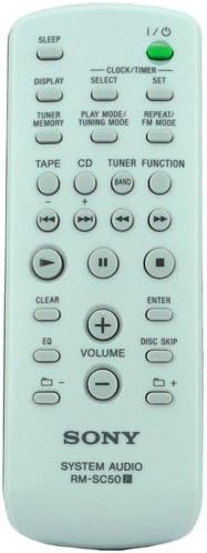 Sony Remote Control FOR HCD-EC50 / HCDEC50 / HCD-EC55 / HCDEC55