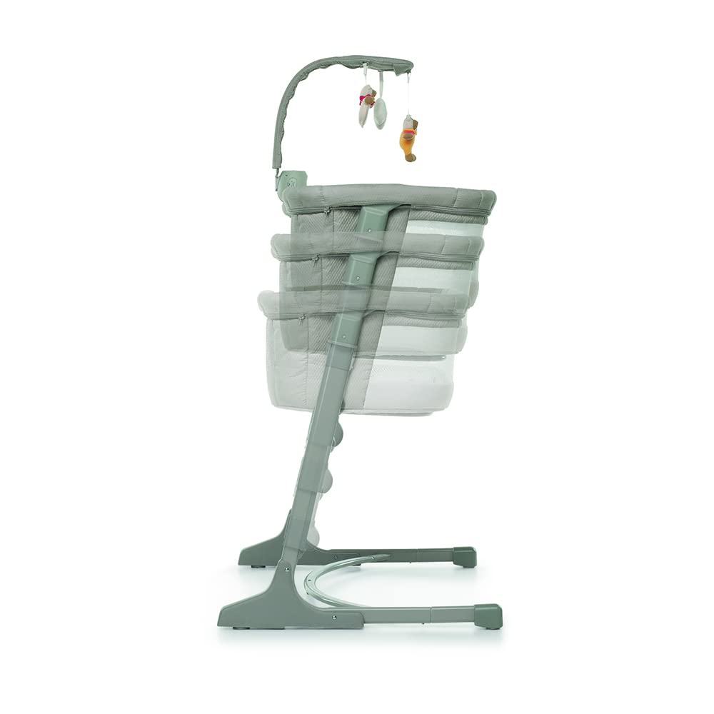 Foppapedretti iNanna Culla co-sleeping regolabile in altezza, per Bambini dalla nascita a 6 mesi (fino a 9 Kg), Perla
