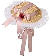 COSDREAMER Victorian Style Sun Hat for Women and Girls