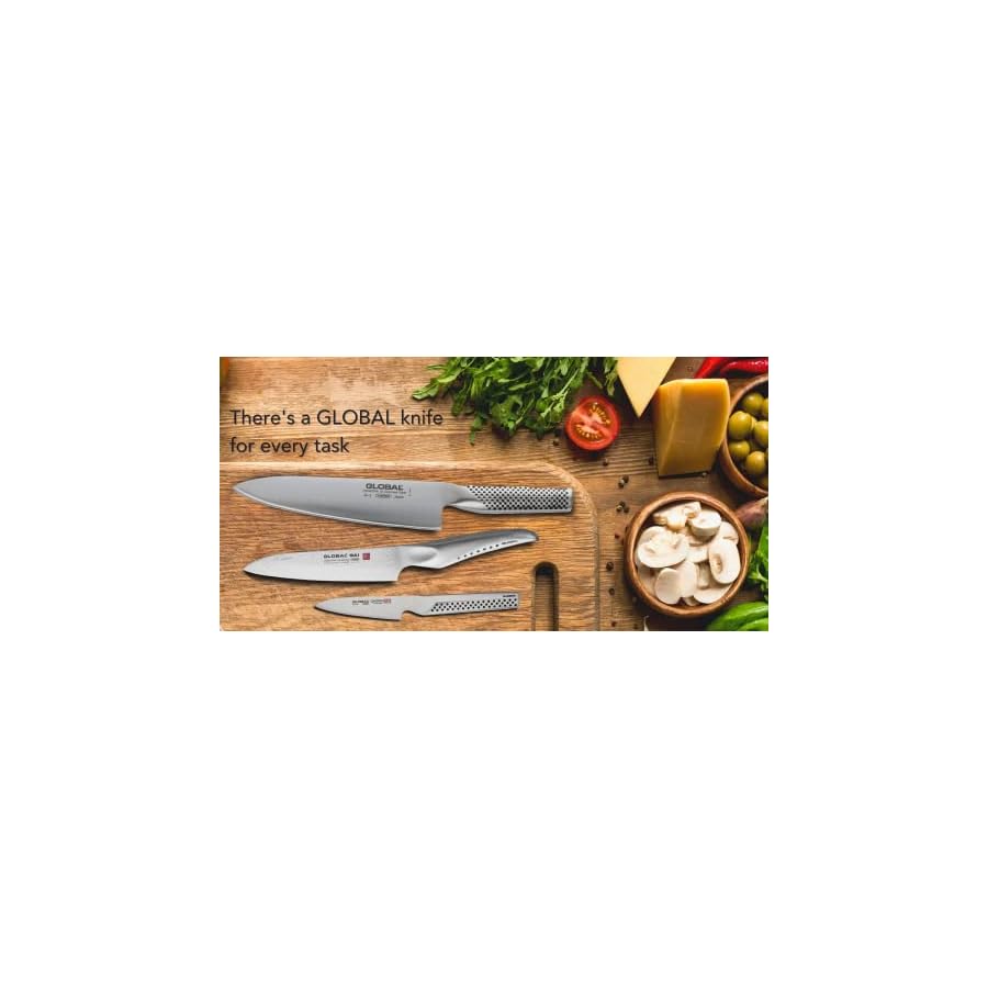 Global Ukon 2-Piece Knife Set/2, Stainless Steel