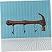 HOOTNEE Sturdy Metal Hammer Hook Industrial Decor for Bar Wall Key Holder Coat Rack Hooks Space Saving Easy to Install