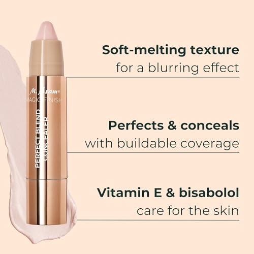 M. Asam MAGIC FINISH Perfect Blend Concealer Stick Fair (3g) – Concealer Stick with Bisabolol & Vitamin E, Smooth Texture for Dark Circles, Blemishes, Natural Coverage & Flawless Finish, Vegan - Image 3