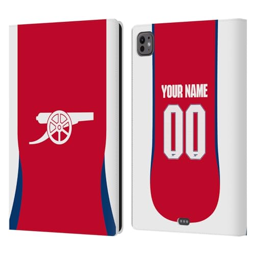 Étui portefeuille iPad Pro 11 M4 personnalisé Arsenal FC protection cuir