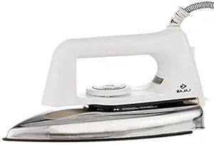 Bajaj 750-Watt Popular Plus Light Weight Dry Iron, Multicolour