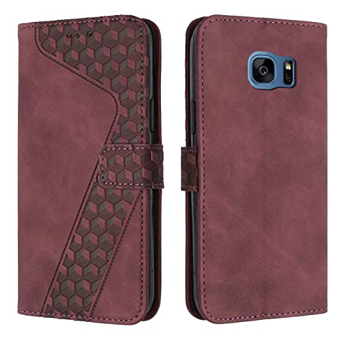 OKZone Cover per Samsung Galaxy S7 Edge, Custodia in Pelle