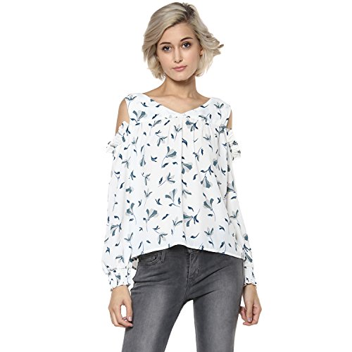 Image of Harpa V-Neck Printed Tops