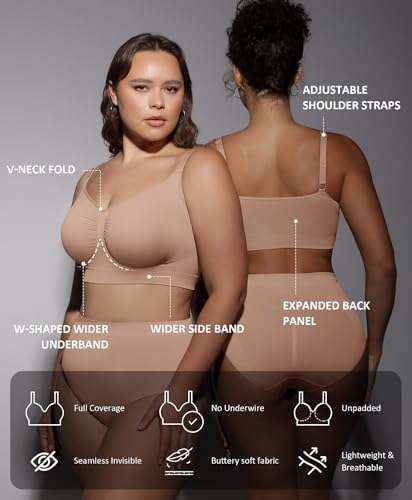 FeelinGirl Bras for Women Comfy Seamless Wireless Bralettes2