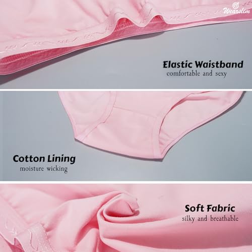 Image of Wearslim Premium Women Soft and Comfortable Women's Cotton Bikini No Show Panty | Ladies Invisible Breathable Briefs Soft Stretch Hipster Underwear