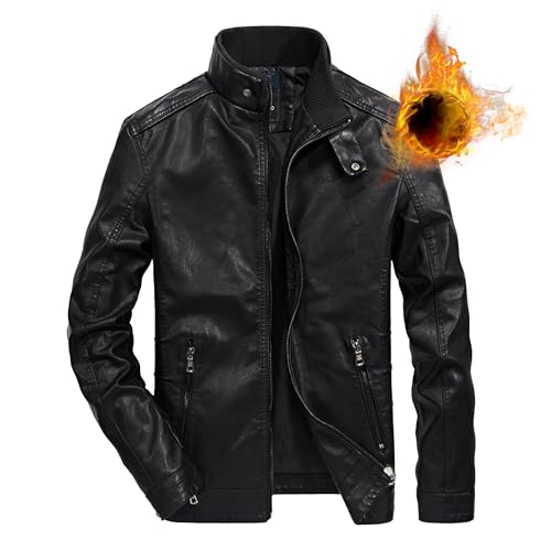 Veste simili cuir motard homme idéale pour les sorties urbaines