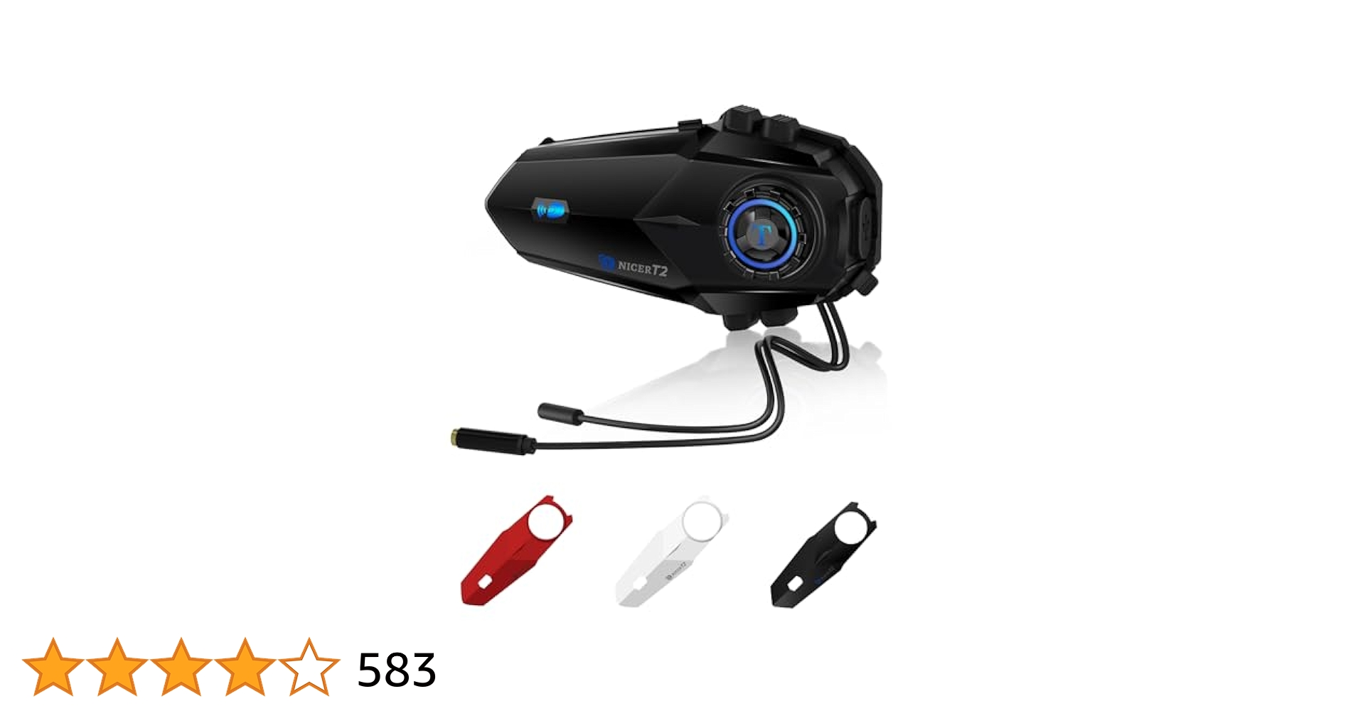 【(新品)未使用品！】TNICER T2 6台同時接続対応【あすつく当日発送】 TNICER バイクインカム T2