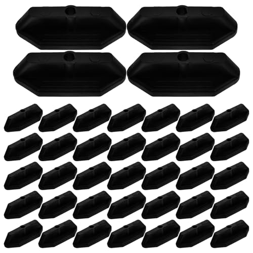 NIYANGLE 100 Pièces Clip De Fixation De Pont Planches De Terrasse Outil De Pont Camo Clips De Démarrage en Acier Inoxydable Clips en t pour Terrasse Lames...