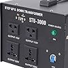 Convertisseur De Tension, 3000w Transformateur De Tension, 220v⇋110v Step Up/Down Converter, Regulateur De Tension