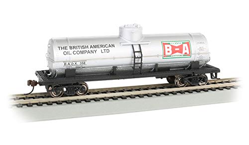 40' Single Dome Tank Car British American Oil (Silver) - HO Scale